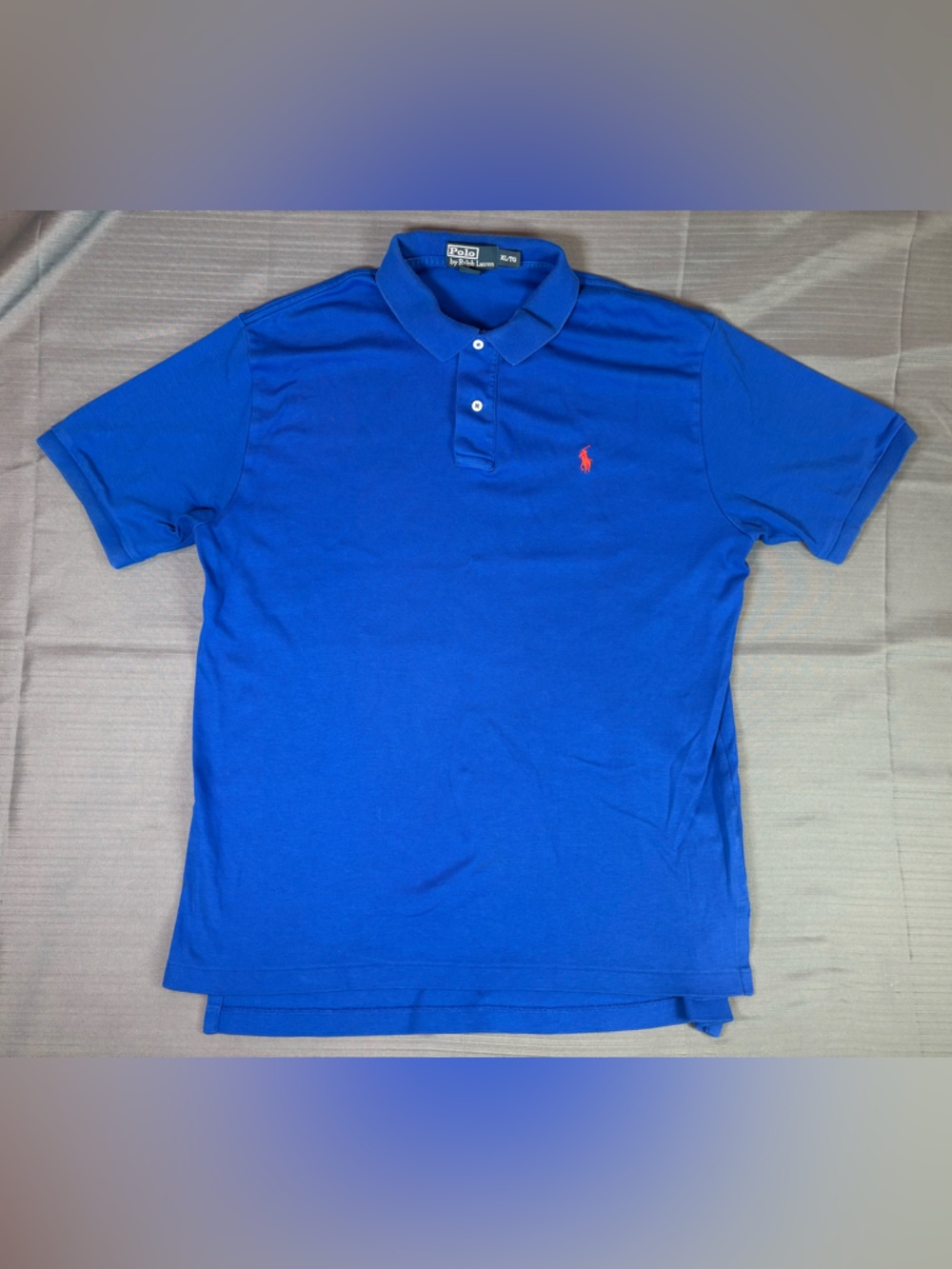 Polo Ralph Lauren Polo Shirt Men’s XL Blue Red Pony Classic Cotton